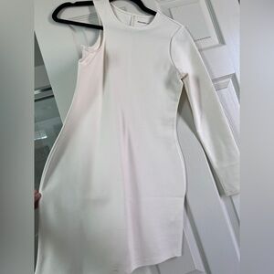 Abercrombie white bodycon dress